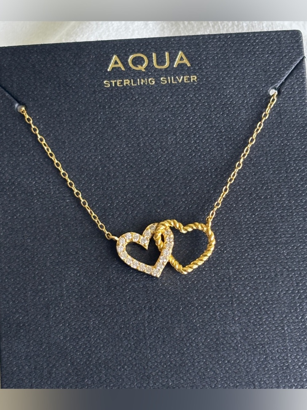 Gold Tone Sterling Silver Necklace